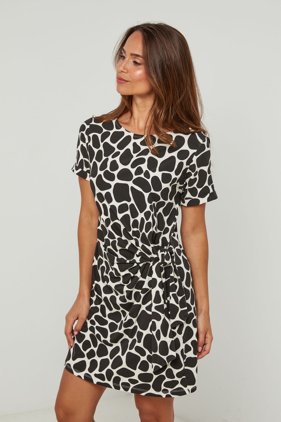 Vestido - Negro/blanco