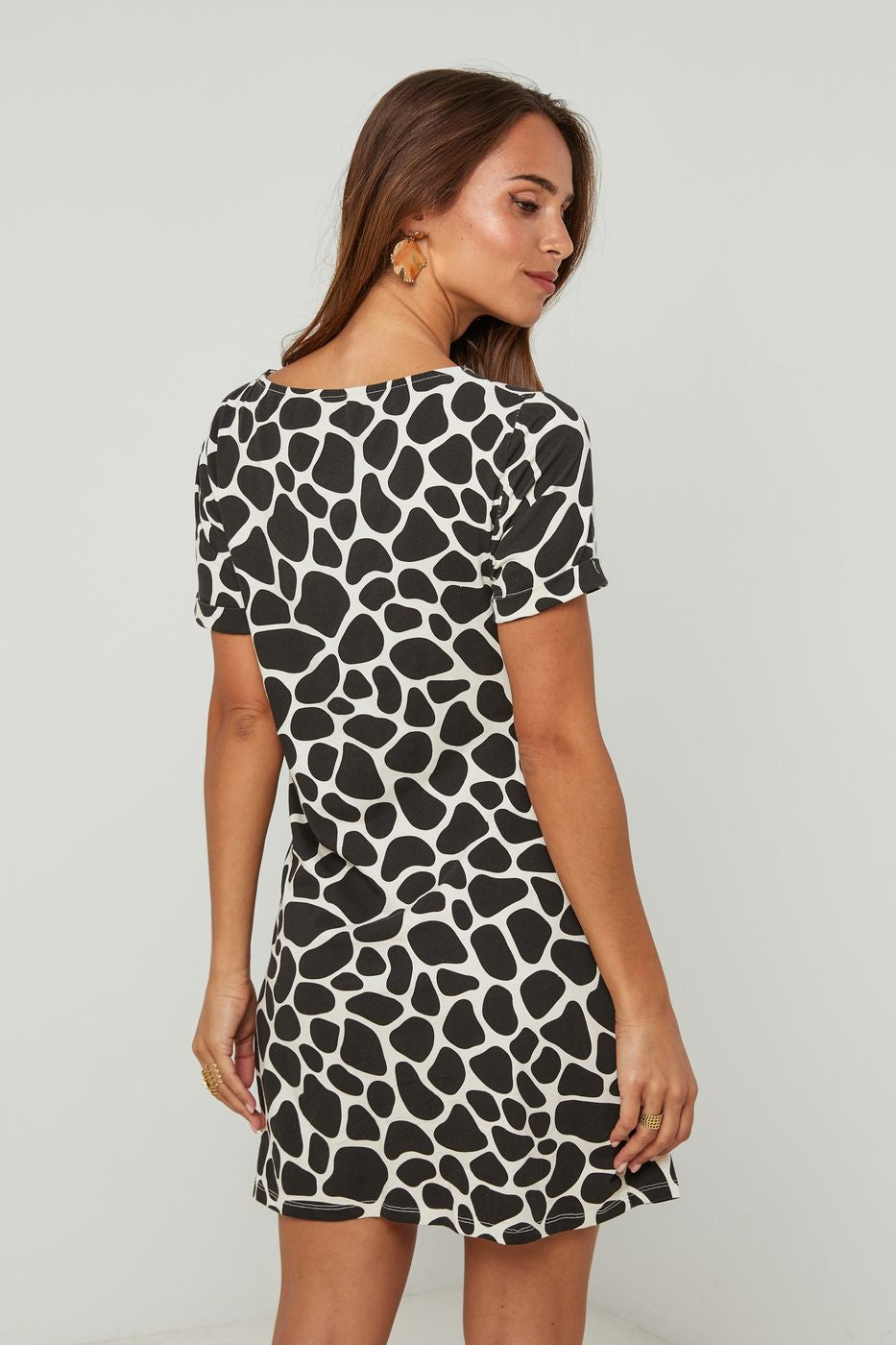 Vestido - Negro/blanco