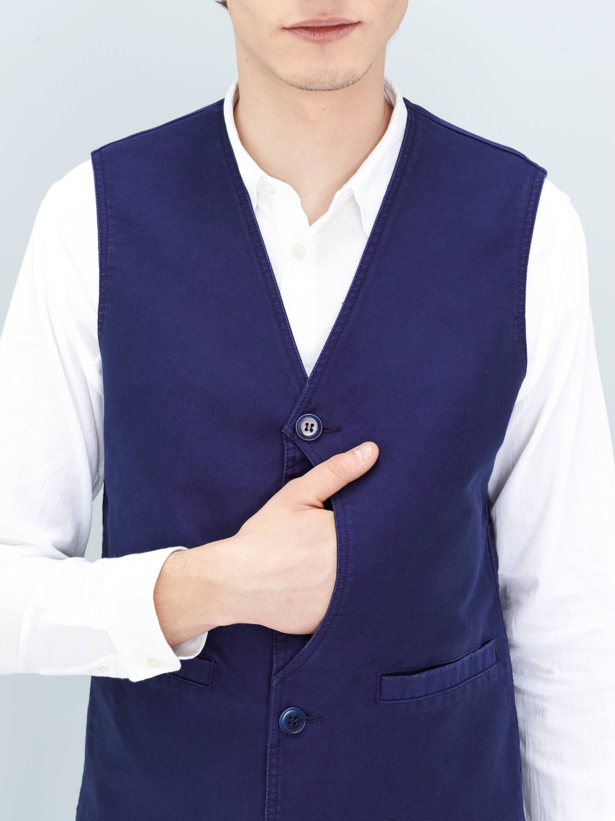 Authentic Lmsm Cardigan - Blue - Men
