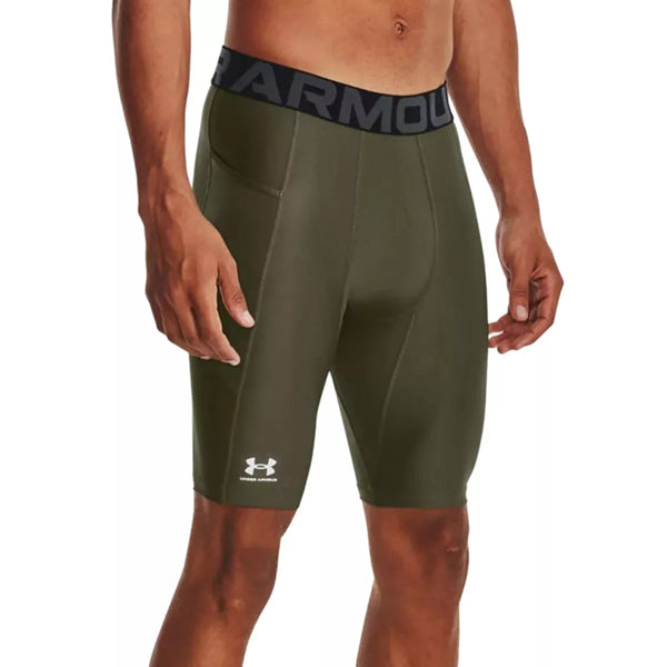 Lange shorts - Grøn, sort. - Herre