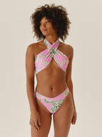 Cheeky Swimsuit - Freesia Crush