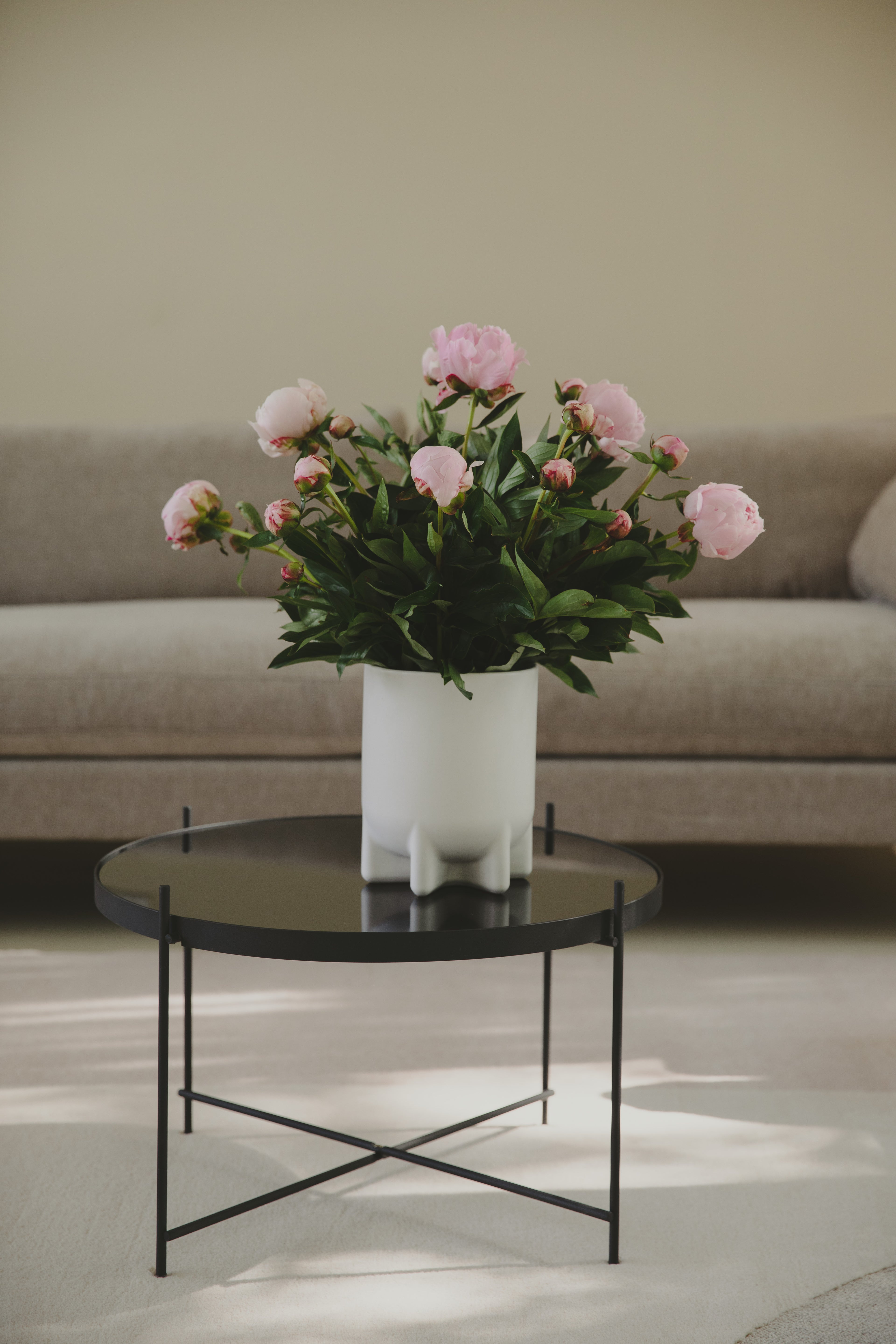 Cupid L - Table D'Appoint - Verre - Noir