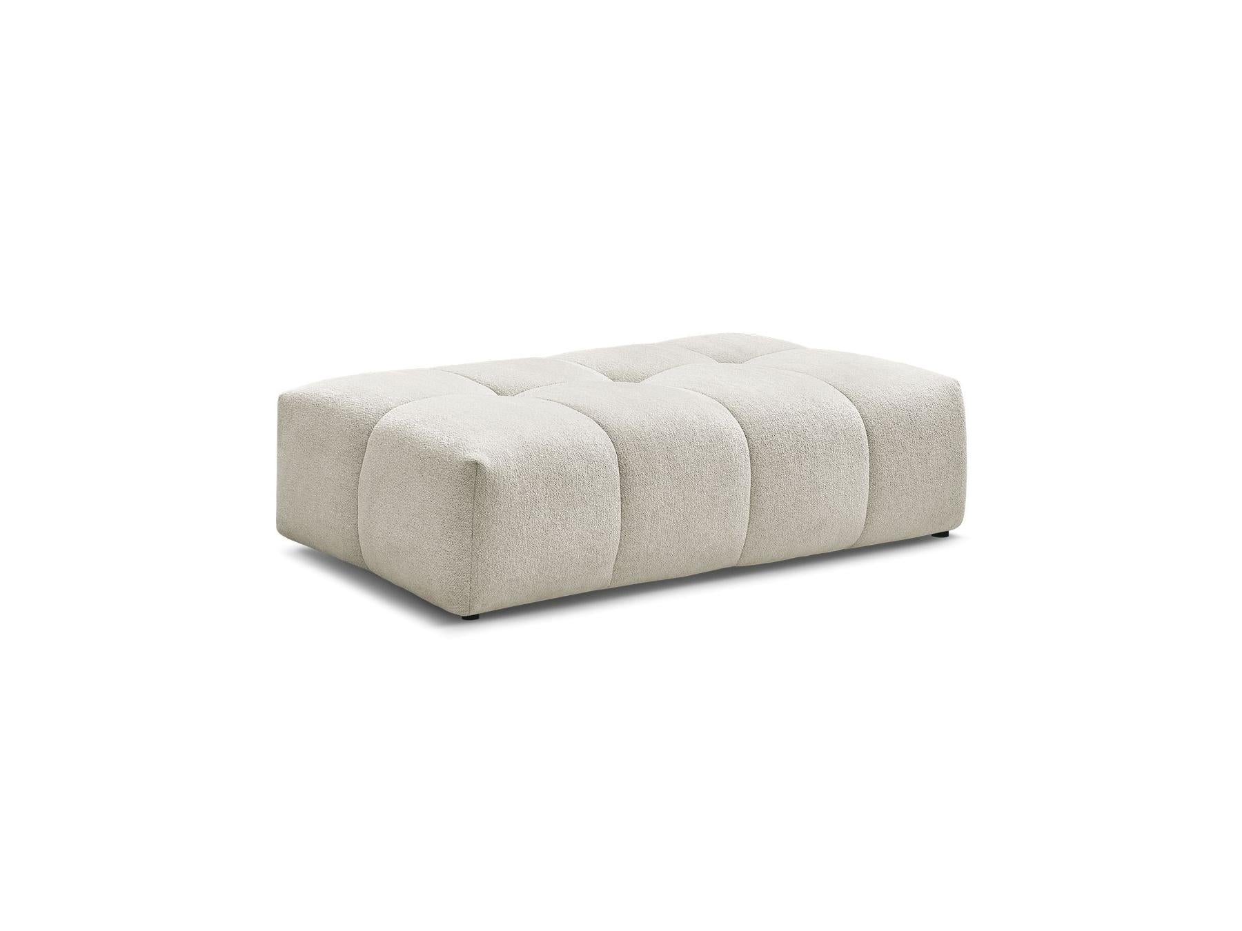 Everest - Pequeño puf - Tela jaspeada