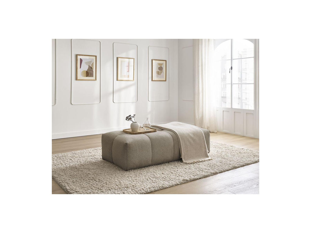 Everest - Pequeño puf - Tela jaspeada