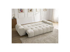 Everest - Straight Convertible Sofa with Storage - Textured Fabric - 5 Cushions
