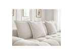 Everest - Straight Convertible Sofa with Storage - Textured Fabric - 5 Cushions