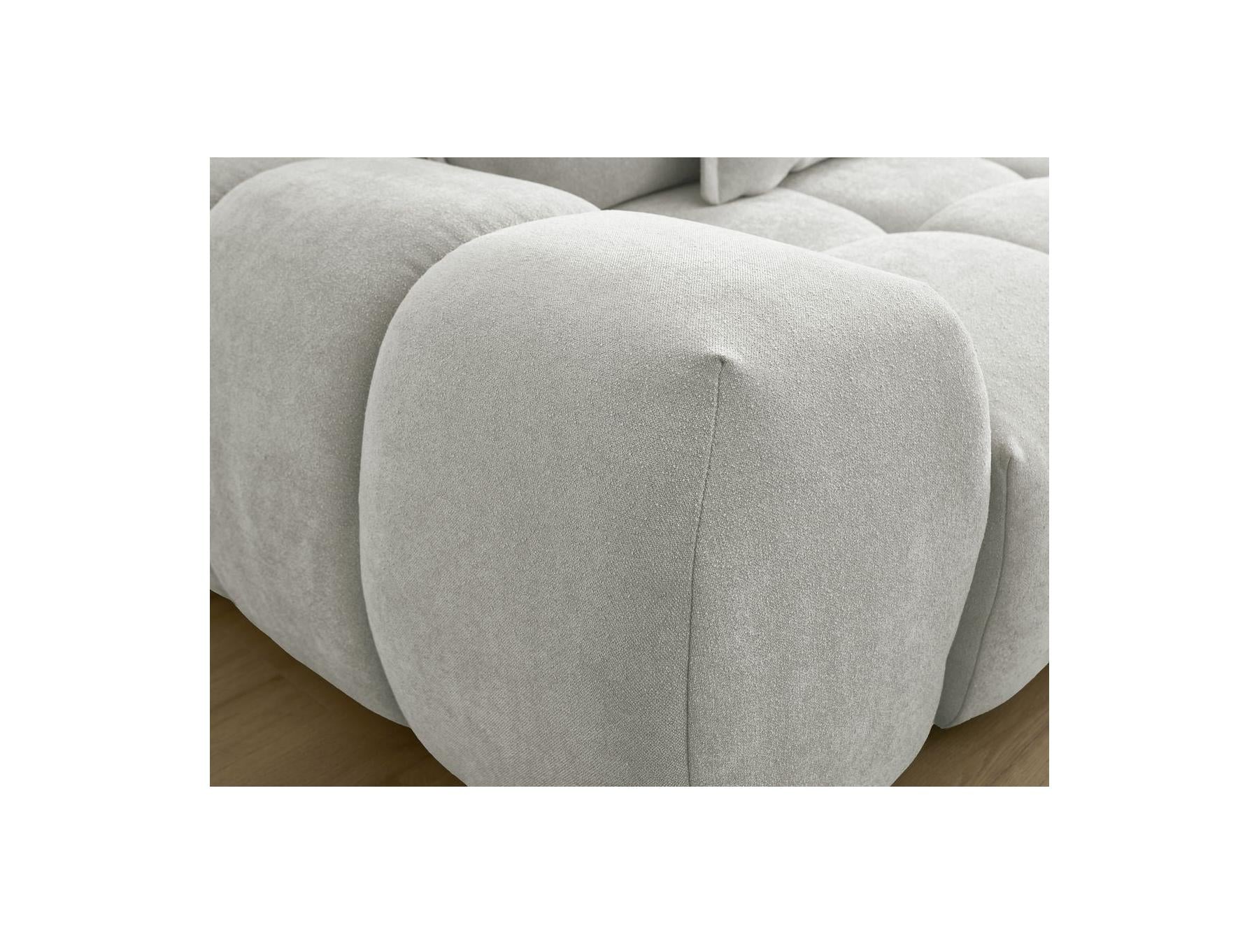 Everest - Straight Convertible Sofa with Storage - Textured Fabric - 5 Cushions