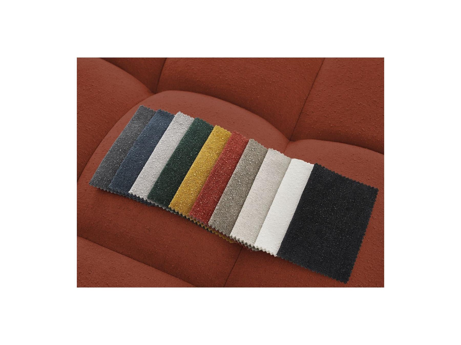 Everest - Straight Convertible Sofa with Storage - Textured Fabric - 5 Cushions