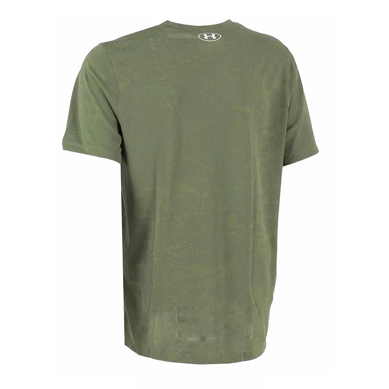 Camiseta Tech Vent Jacquard - Verde, Blanco. - Hombre