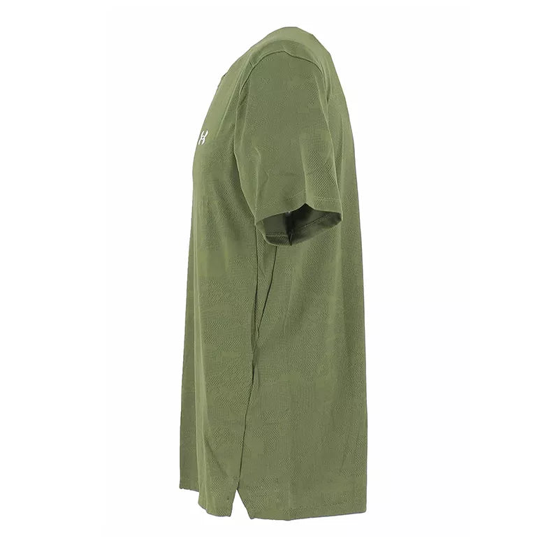 Camiseta Tech Vent Jacquard - Verde, Blanco. - Hombre