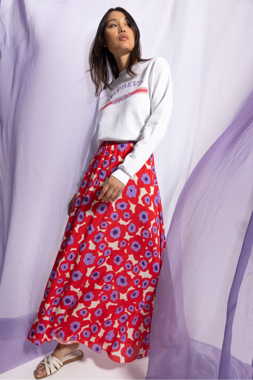 The Edie Imprevu Girl Sudadera Morada