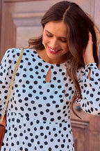 Pétia Black Polka Dot Dress