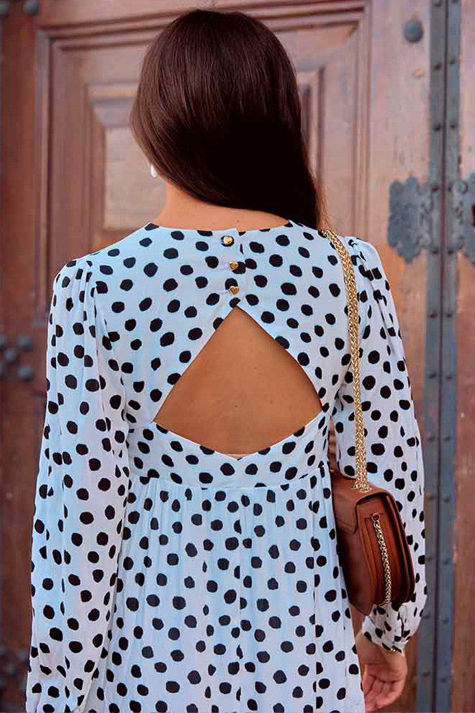 Pétia Black Polka Dot Dress
