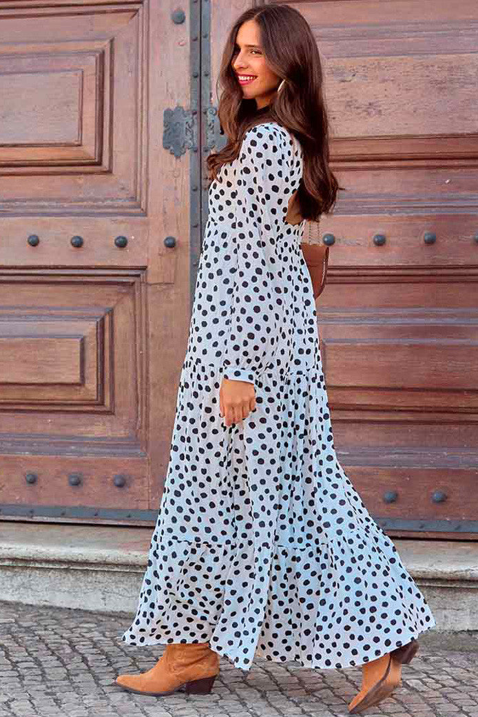 Pétia Black Polka Dot Dress