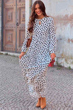 Pétia Black Polka Dot Dress
