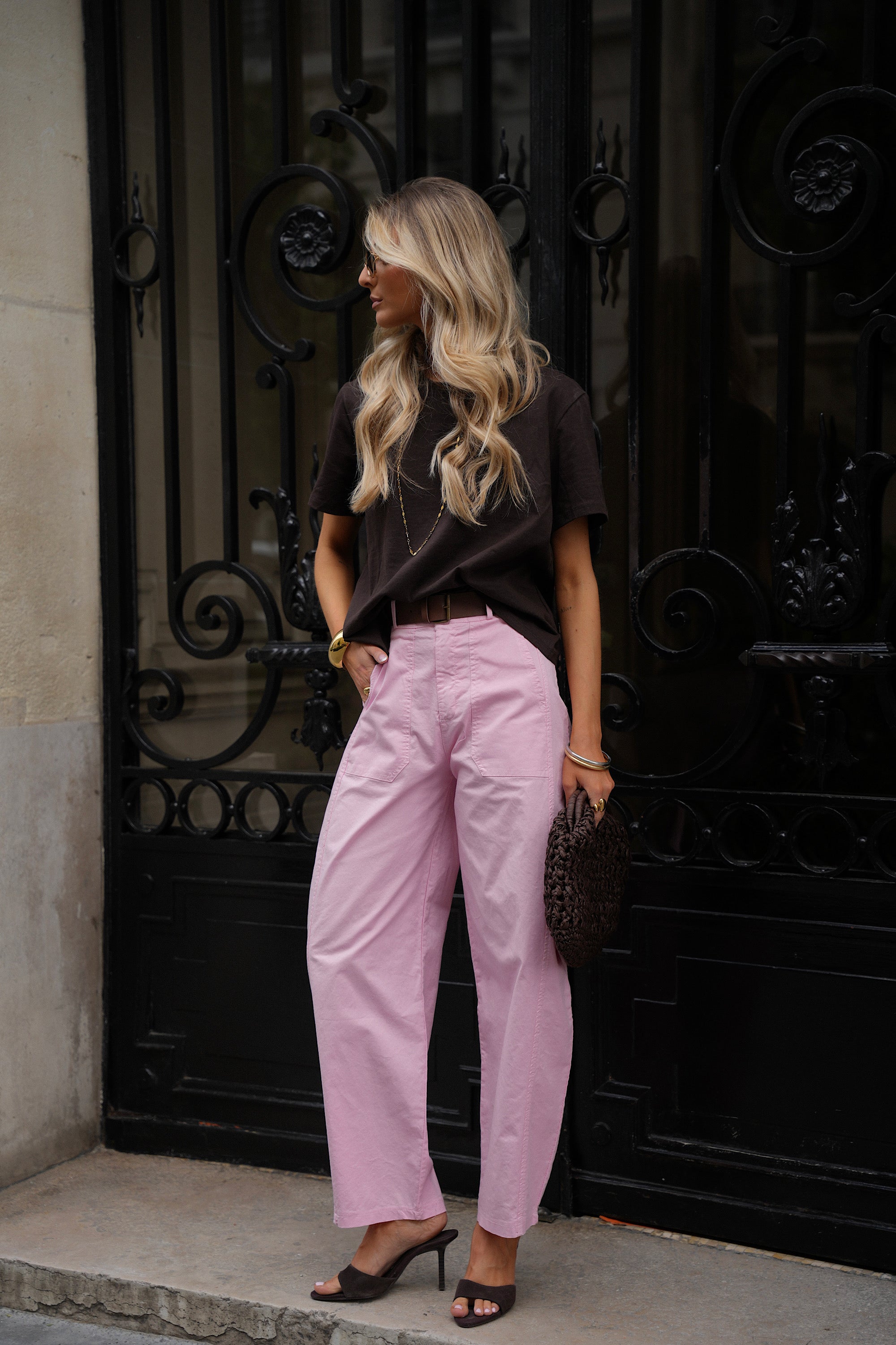 Jay Balloon Pants - Pink