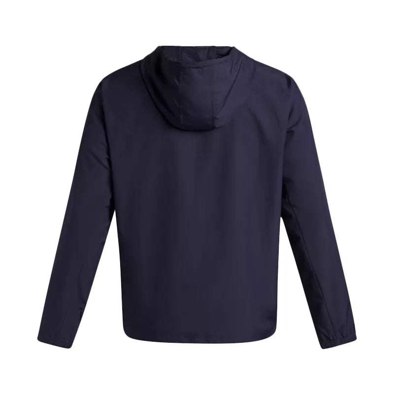 Jakke Rival Woven Windbreaker - Marine Hvid - Herre