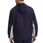 Jakke Rival Woven Windbreaker - Marine Hvid - Herre