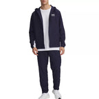 Broek Rival Woven Windbreaker - Marine Wit - Heren