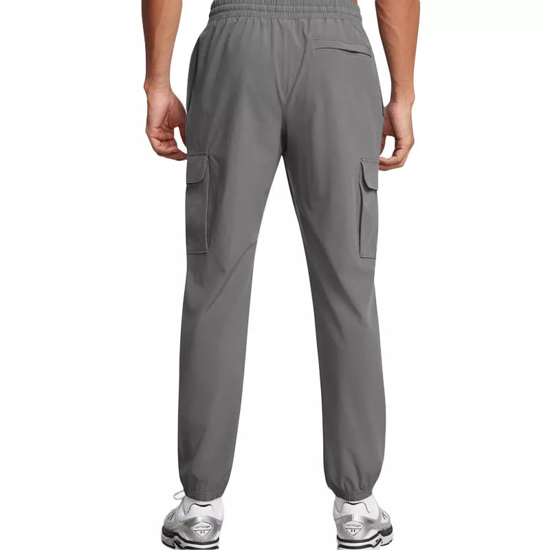 Vibe Woven Cargo Trousers - Grey/Black - Men