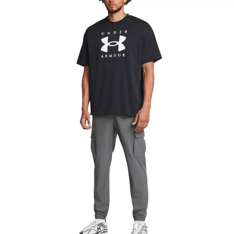 Vibe Woven Cargo Trousers - Grey/Black - Men