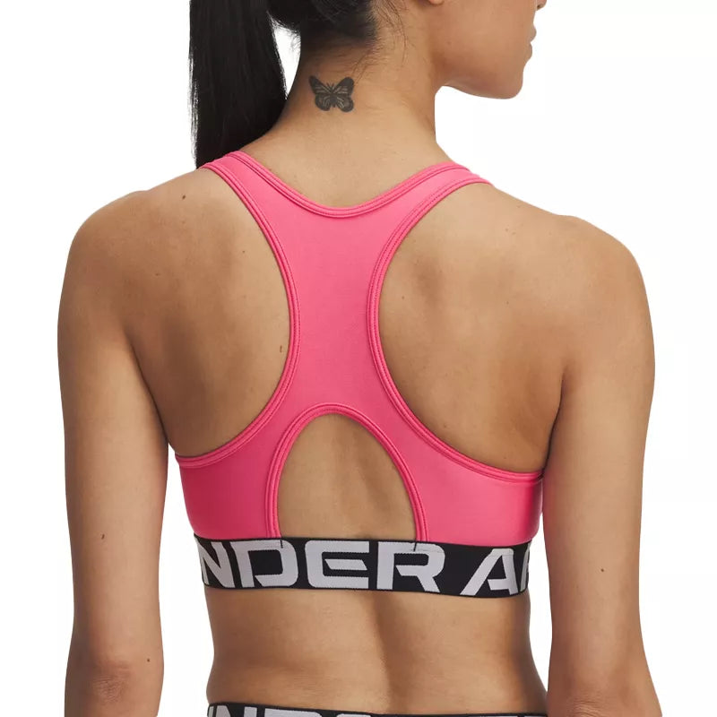 Hg Mid Branded sport-bh - Rosa/Vit - Dam