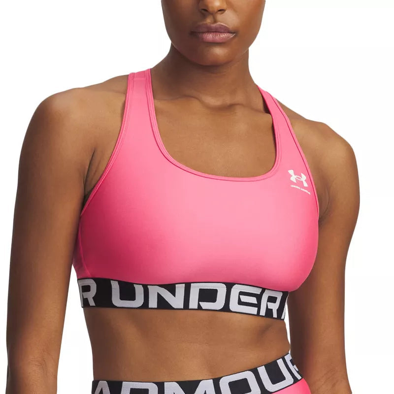 Hg Mid Branded sport-bh - Rosa/Vit - Dam
