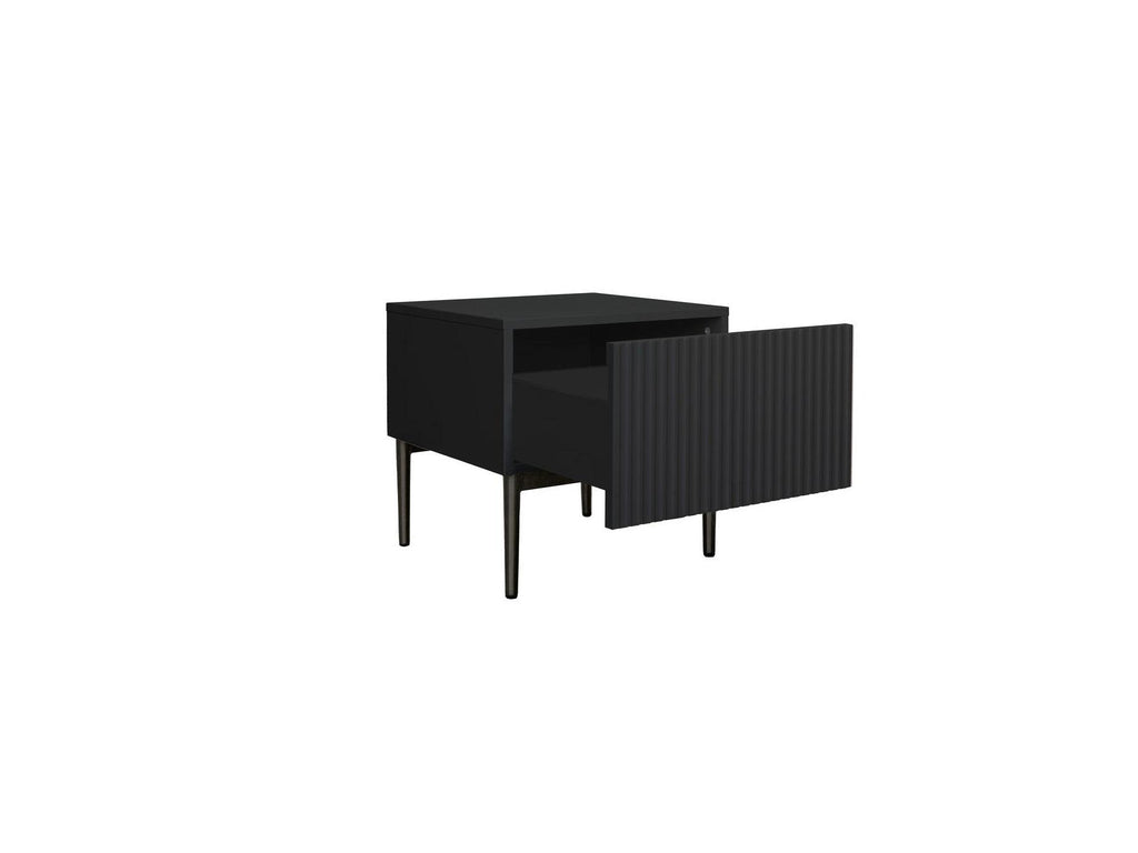 Kasha - Lot De 2 Chevets Tiroir - Pieds Noir