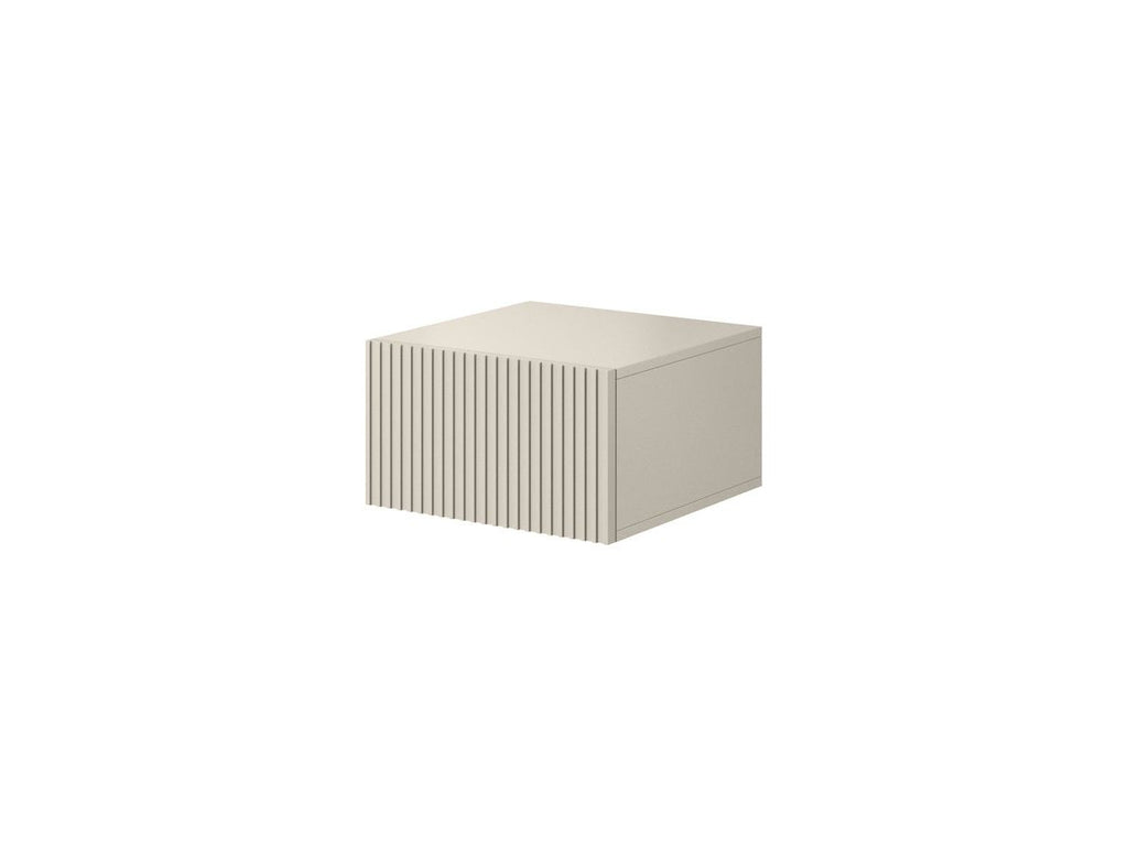 Kasha - Set Of 2 Wall-Mounted Bedside Tables With Drawer