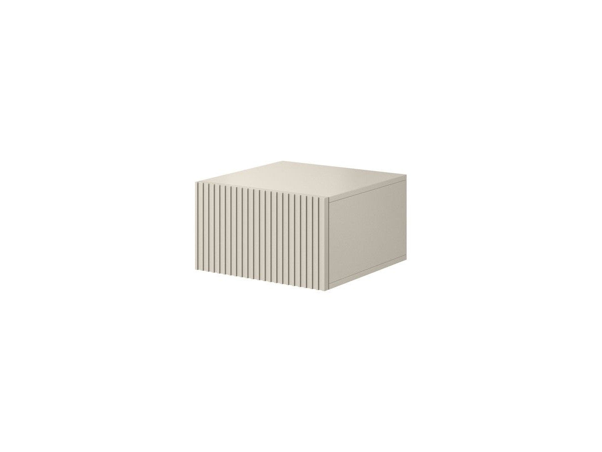 Kasha - Set Of 2 Wall-Mounted Bedside Tables With Drawer