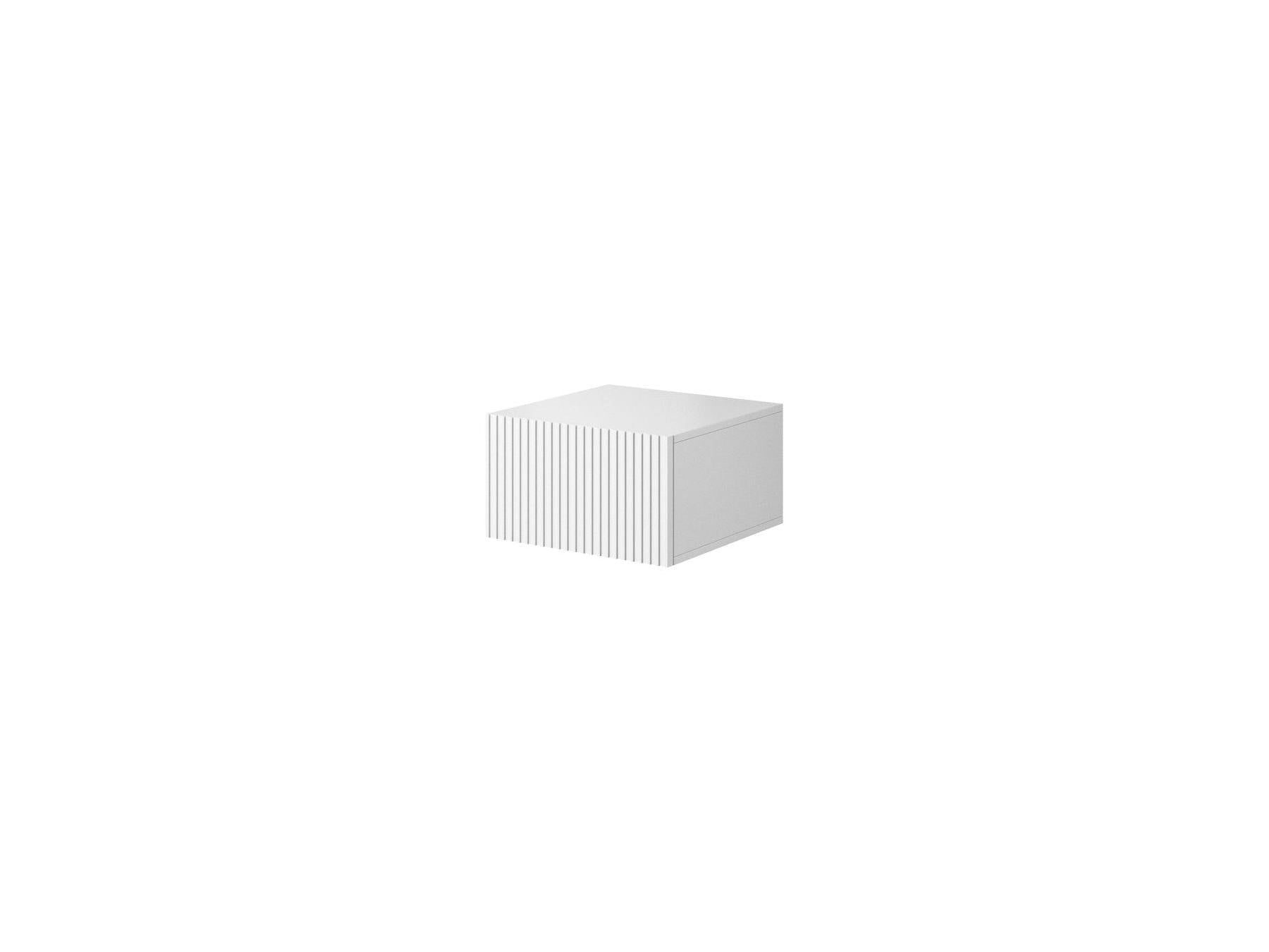 Kasha - Set Of 2 Wall-Mounted Bedside Tables With Drawer