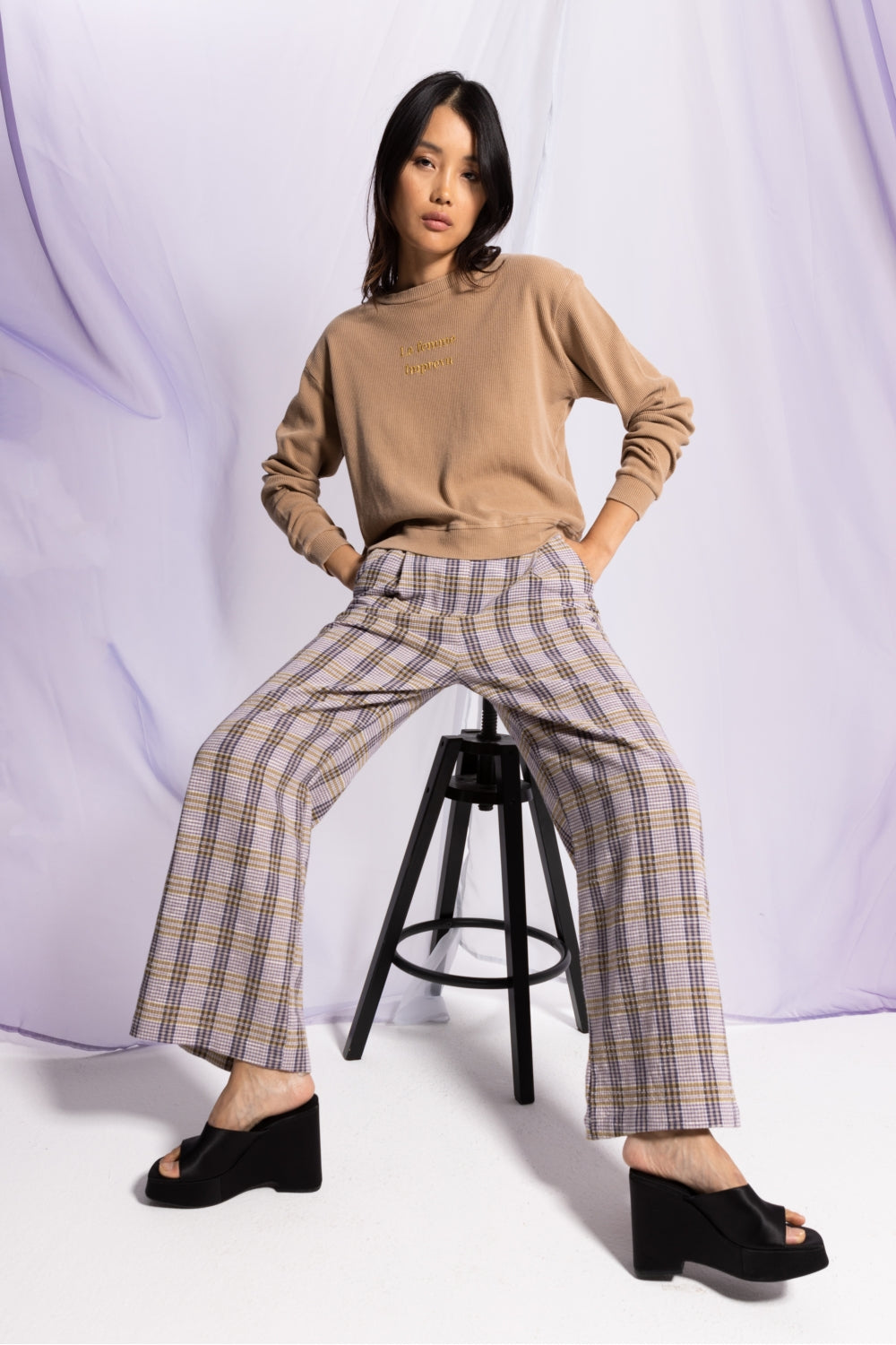 Le Pantalon Torino Lilas