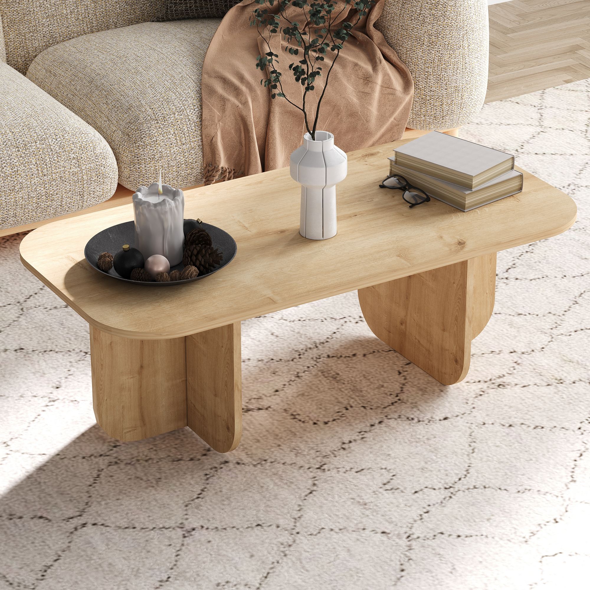 Becaj Coffee Tables - Sapphire Oak