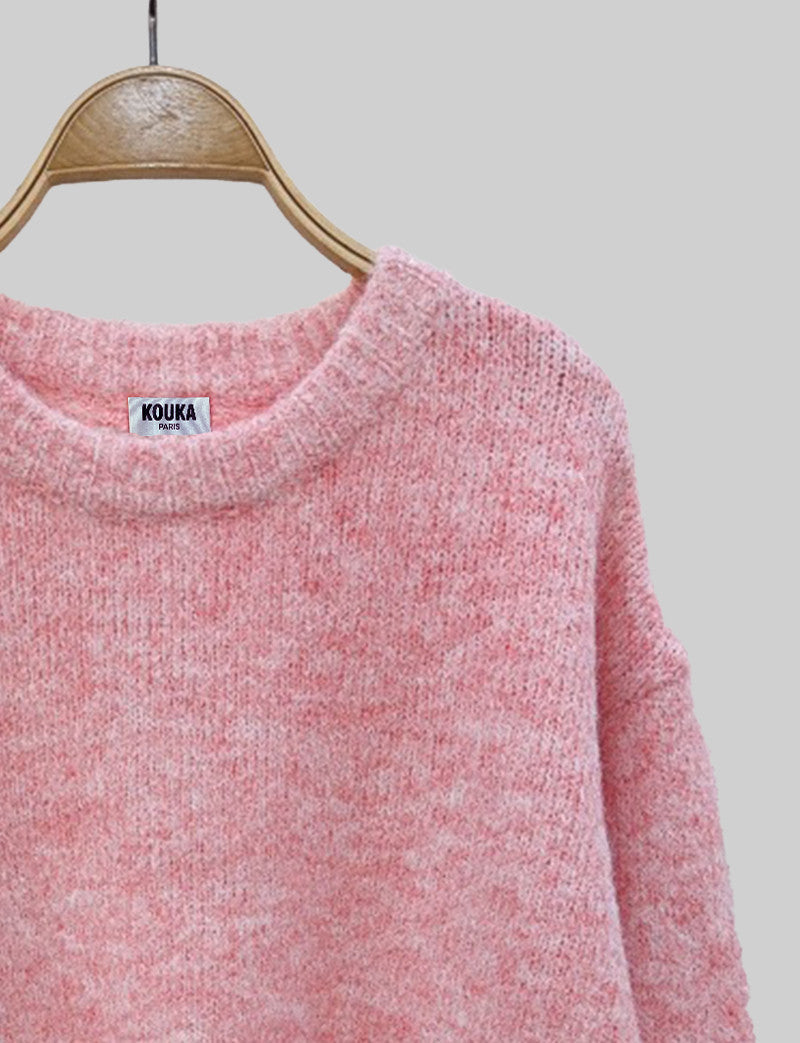 Gemêleerde Roze Trui Willi