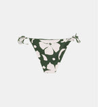Classic Lacing Flowers Bikini Panties - Multicolor