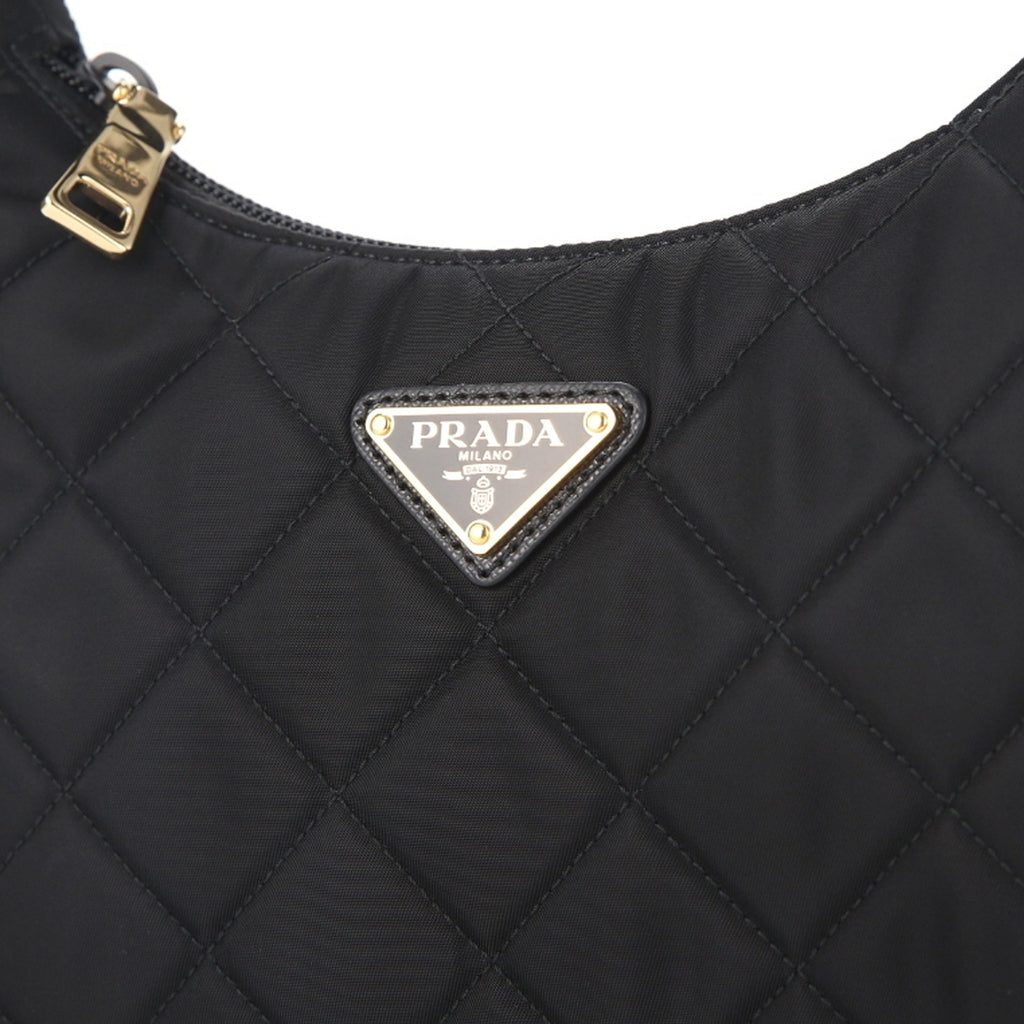 Prada - Sac Bandoulière Re-Nylon Quilted - Femme - Black