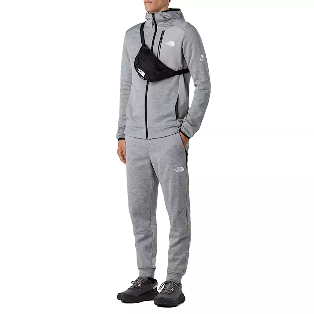 The North Face - Chaqueta de chándal M Ma Fleece Fz - Gris Negro Blanco