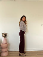 Windy Jeans Burgundy