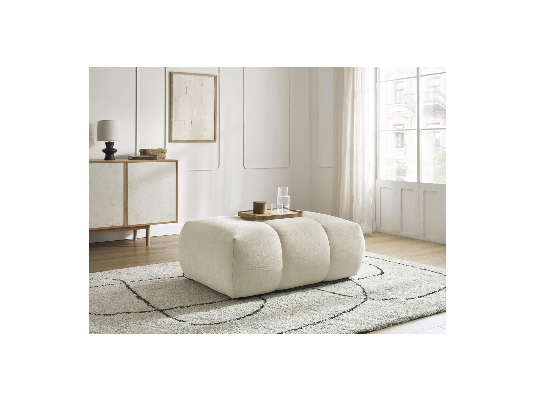 Fuji - Pouf - Tissu Lisse