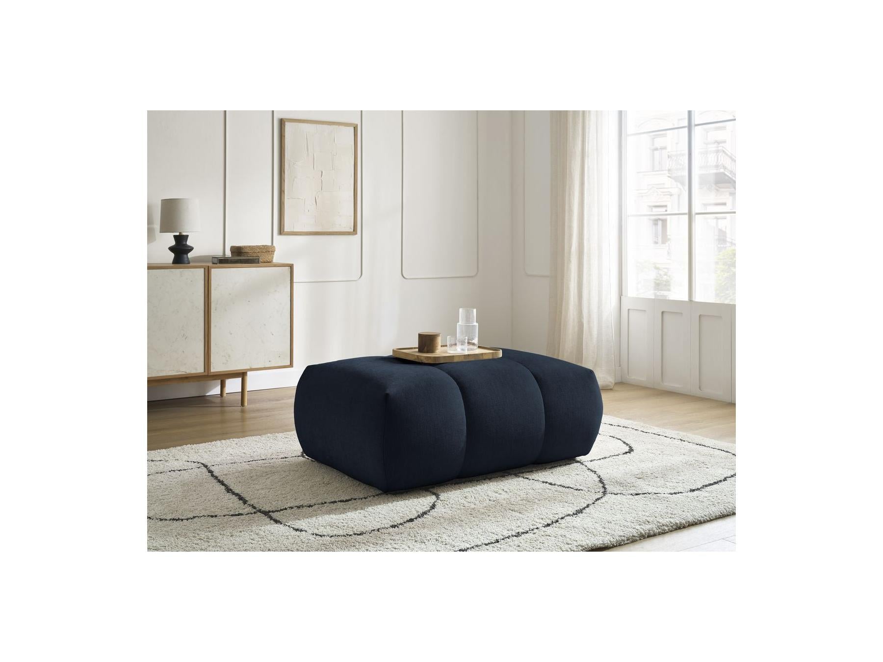 Fuji - Pouf - Tissu Lisse
