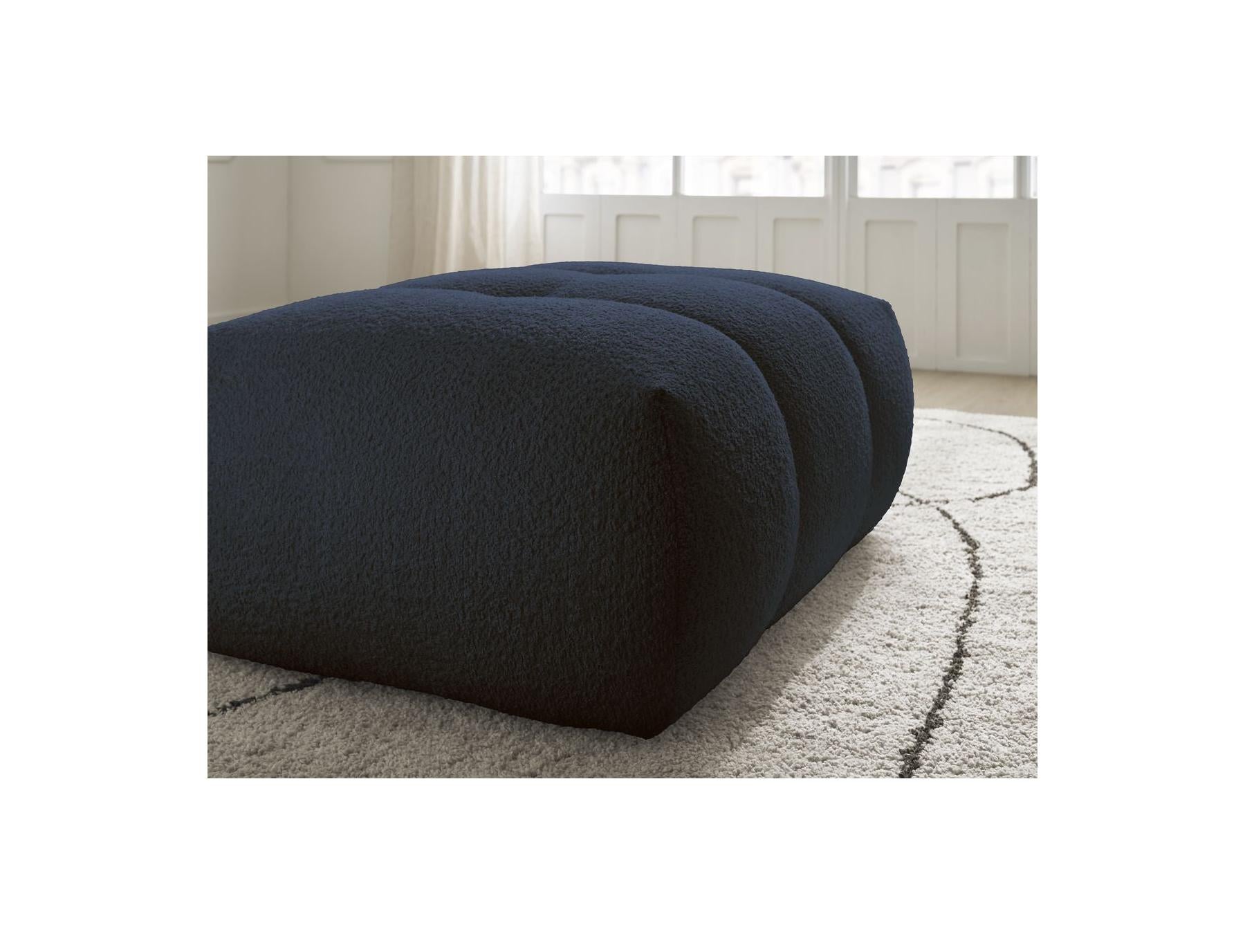Fuji - Pouf - Tissu Bouclette
