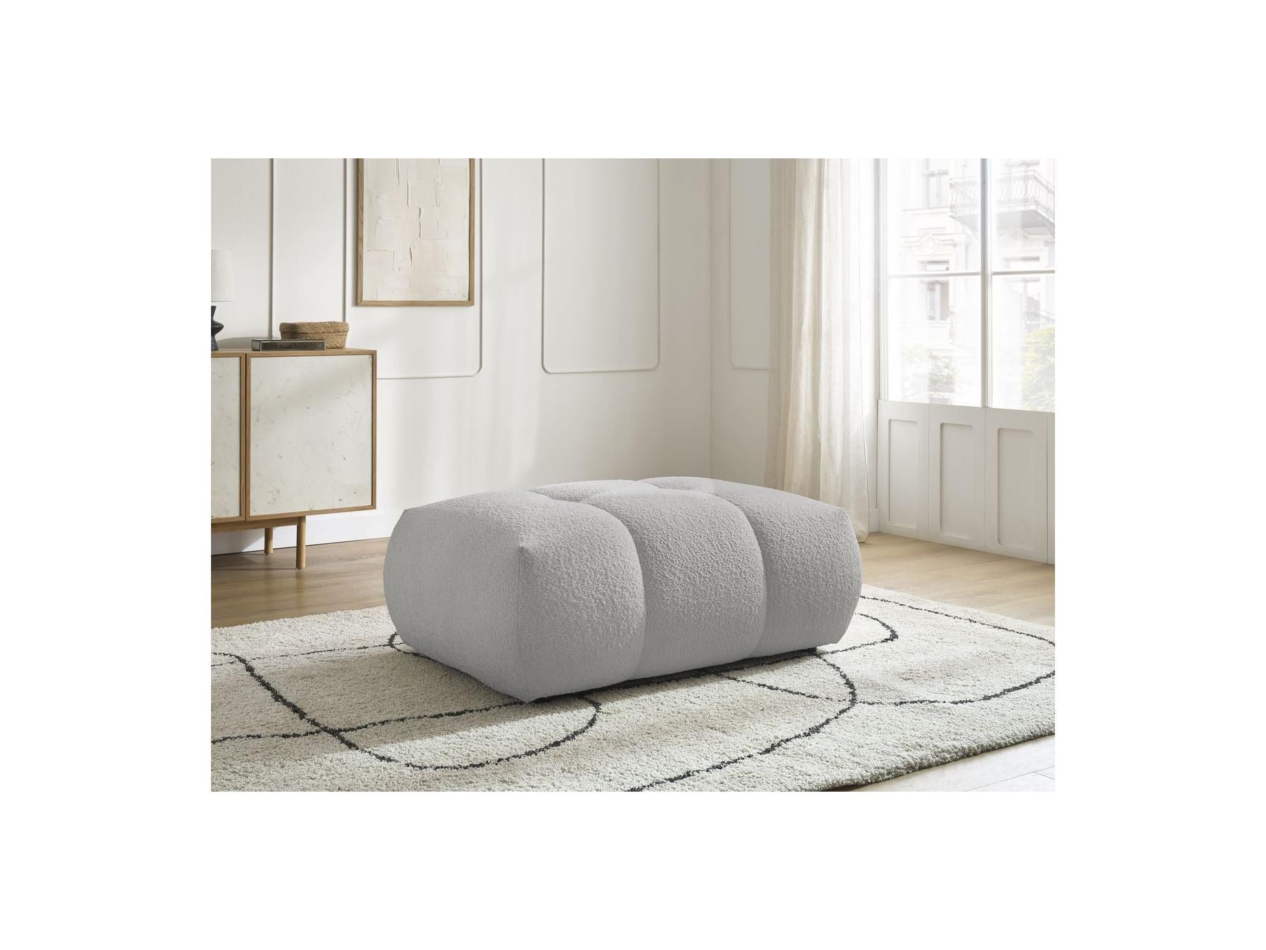 Fuji - Pouf - Tissu Bouclette