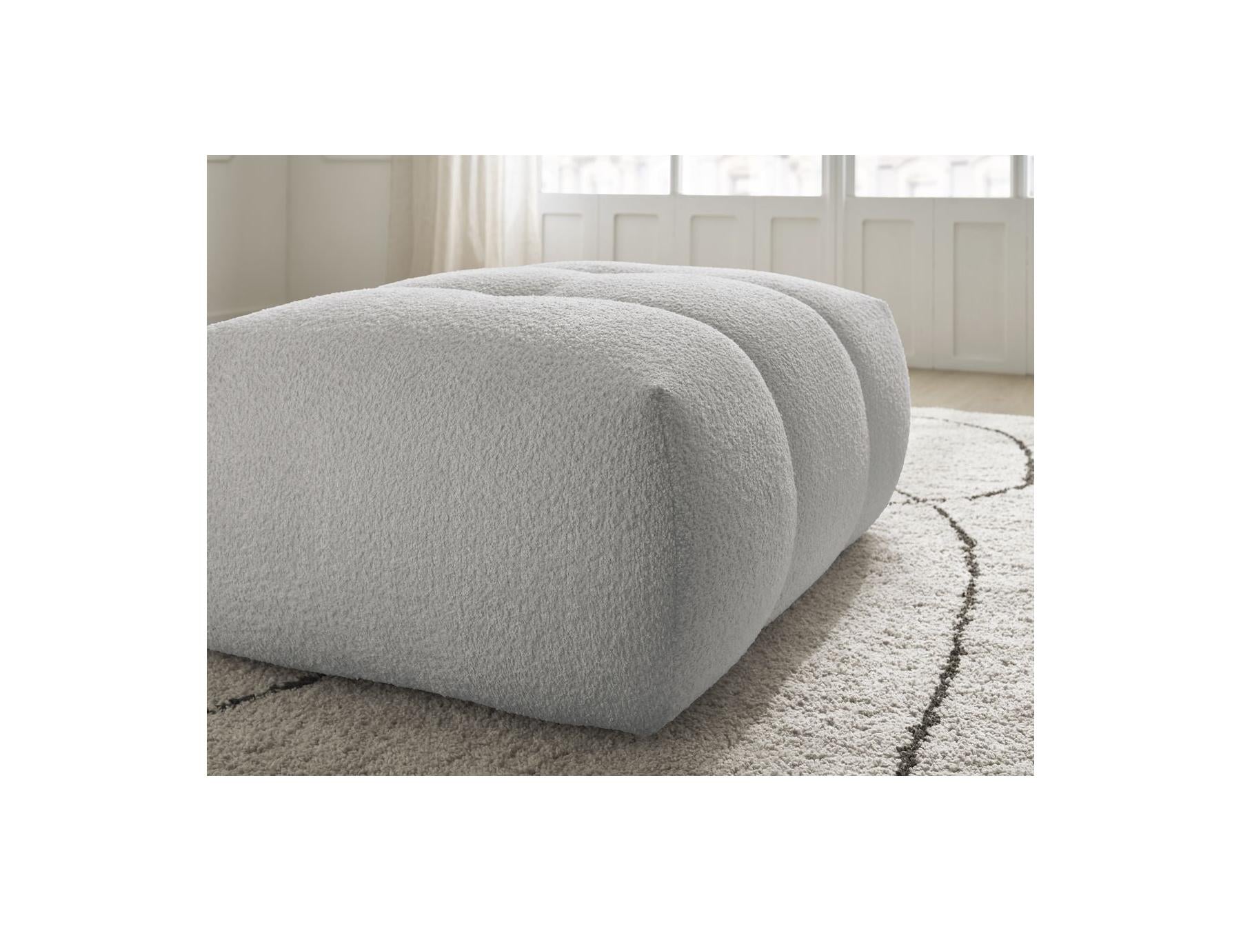 Fuji - Pouf - Tissu Bouclette