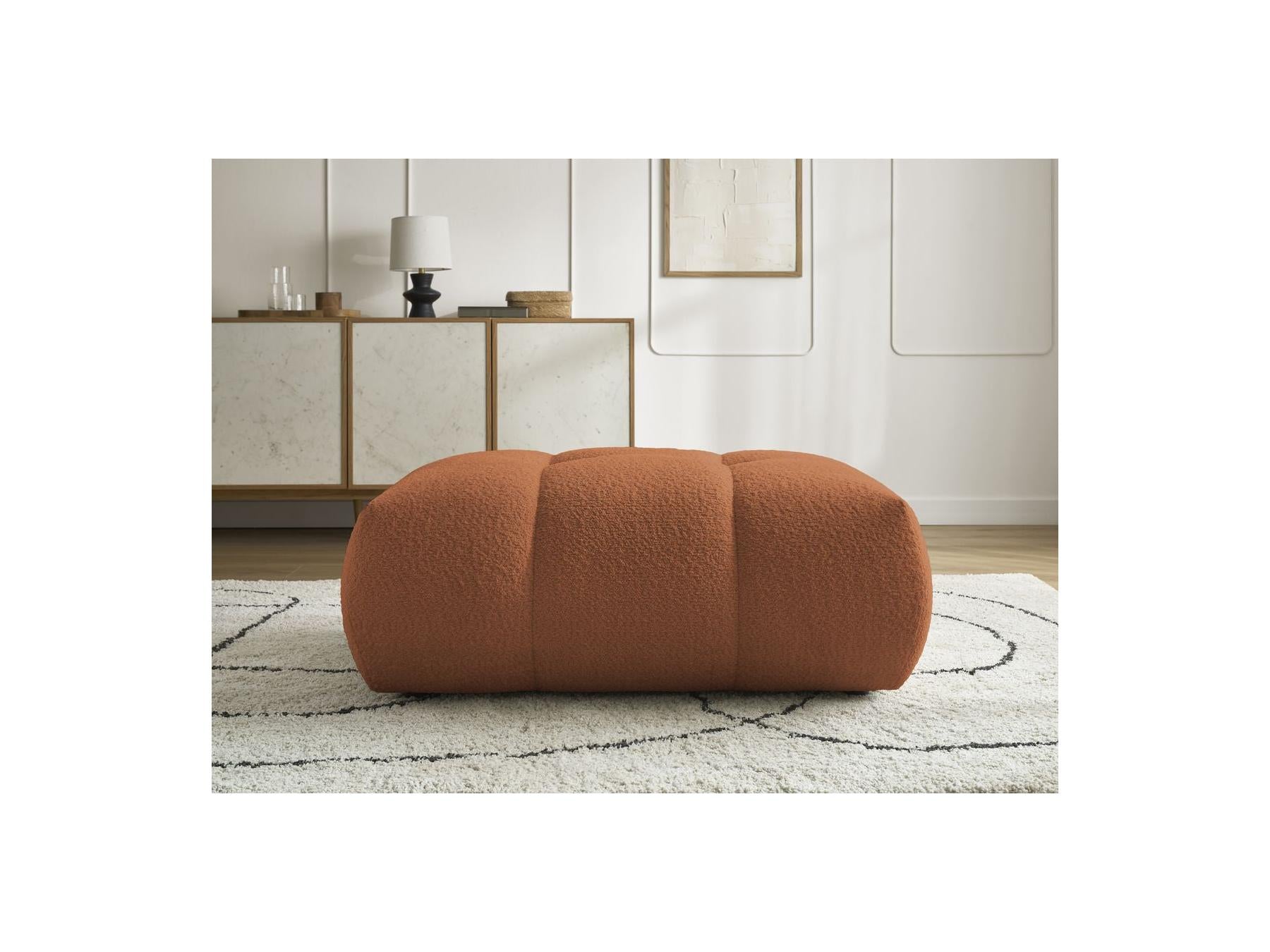 Fuji - Pouf - Tissu Bouclette