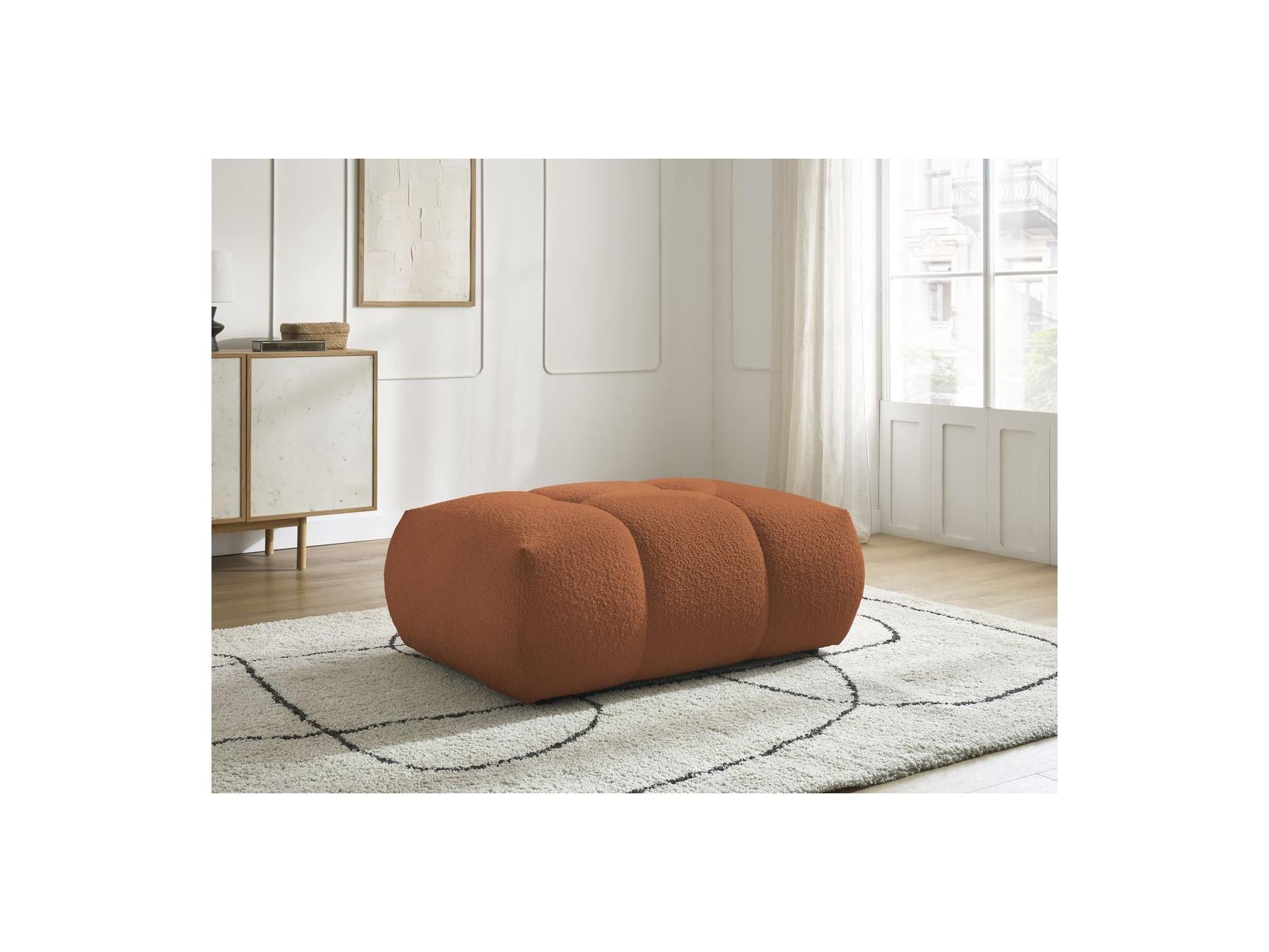 Fuji - Pouf - Tissu Bouclette