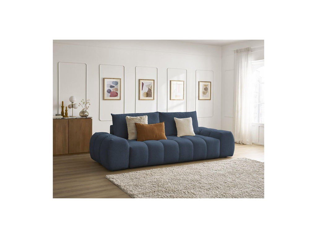 Everest - Fixed 3-Seater Straight Sofa - Flecked Fabric - 2 Cushions