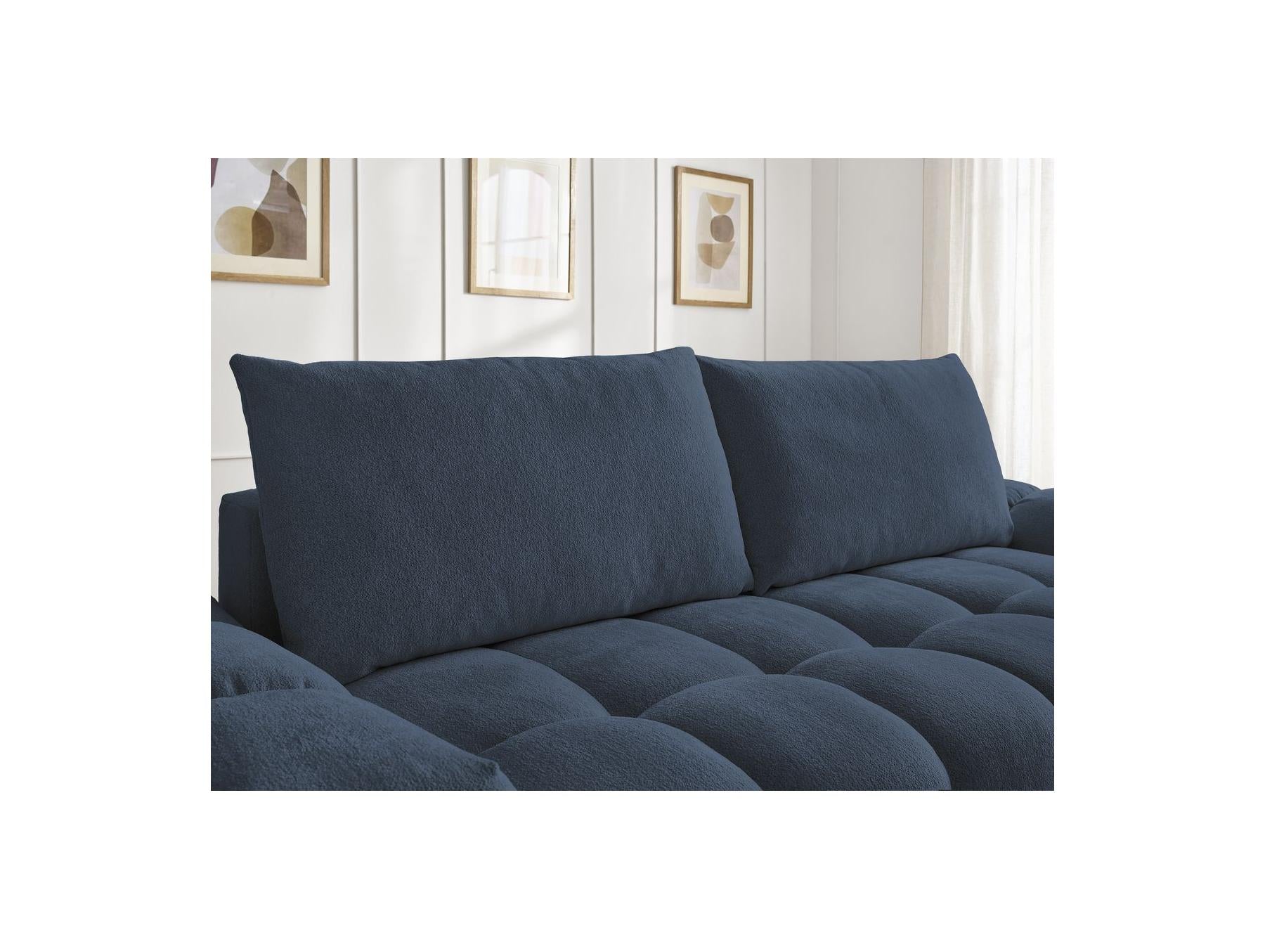 Everest - Fixed 3-Seater Straight Sofa - Flecked Fabric - 2 Cushions