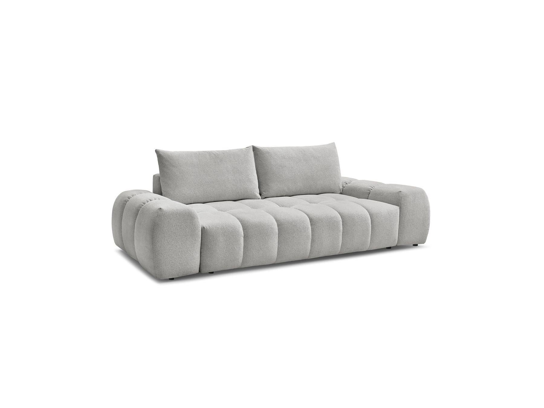 Everest - Fixed 3-Seater Straight Sofa - Flecked Fabric - 2 Cushions
