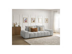 Everest - Fixed 3-Seater Straight Sofa - Flecked Fabric - 2 Cushions