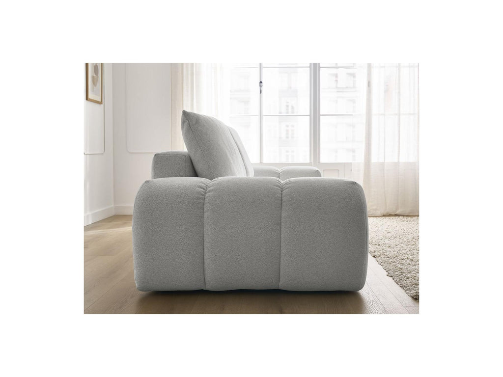 Everest - Fixed 3-Seater Straight Sofa - Flecked Fabric - 2 Cushions